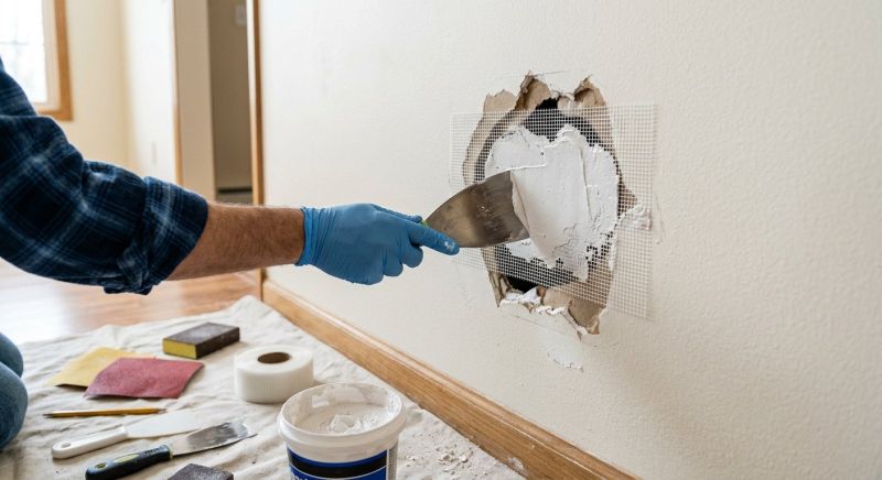 Wall Hole Repair in Conroe, TX