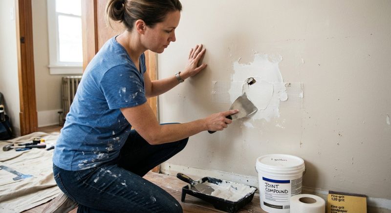 Bathroom Wall Patching in Wilmington, NC