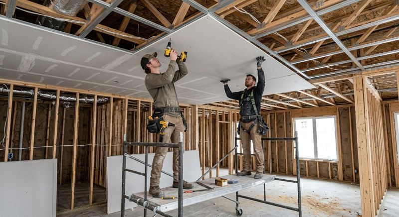 Bedroom Drywall Installation in Conroe, TX