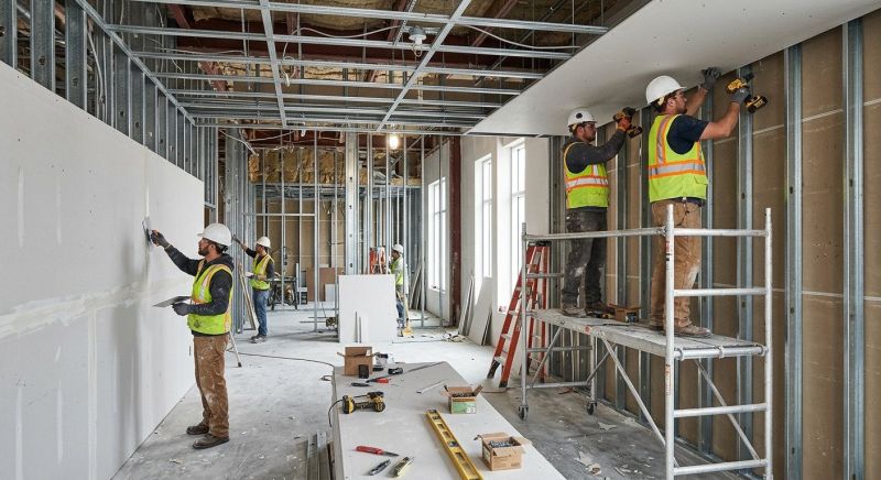Drywall Construction in Overland Park, KS