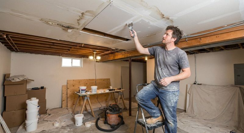 Garage Drywall Repair in Alpharetta, GA