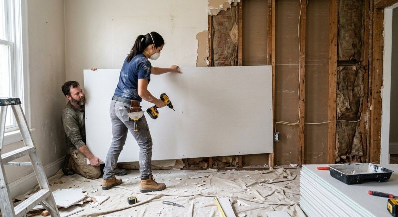 House Drywall Installation in Kansas City, MO