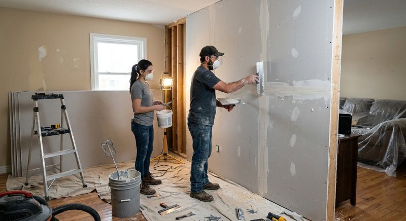 House Drywall Installation in Denver, CO