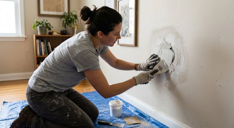 Kitchen Drywall Repair in Conroe, TX
