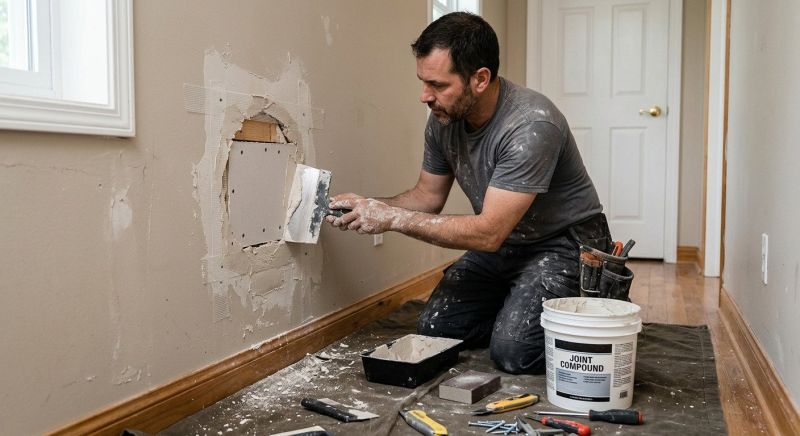 Wallboard Repair in Wilmington, NC